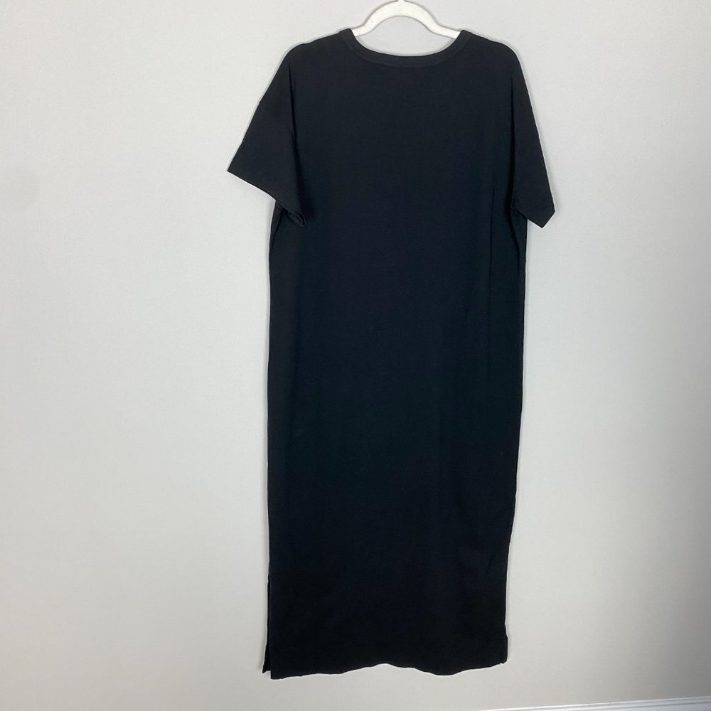 Everlane Black Maxi T-Shirt Dress - Picture 5 of 6